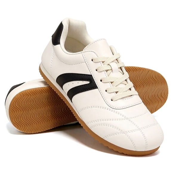 Women's Retro Sneakers Low Top Casual Walking Shoes Fashion Comfortable Lightweight Platform Tennis Shoes for Women