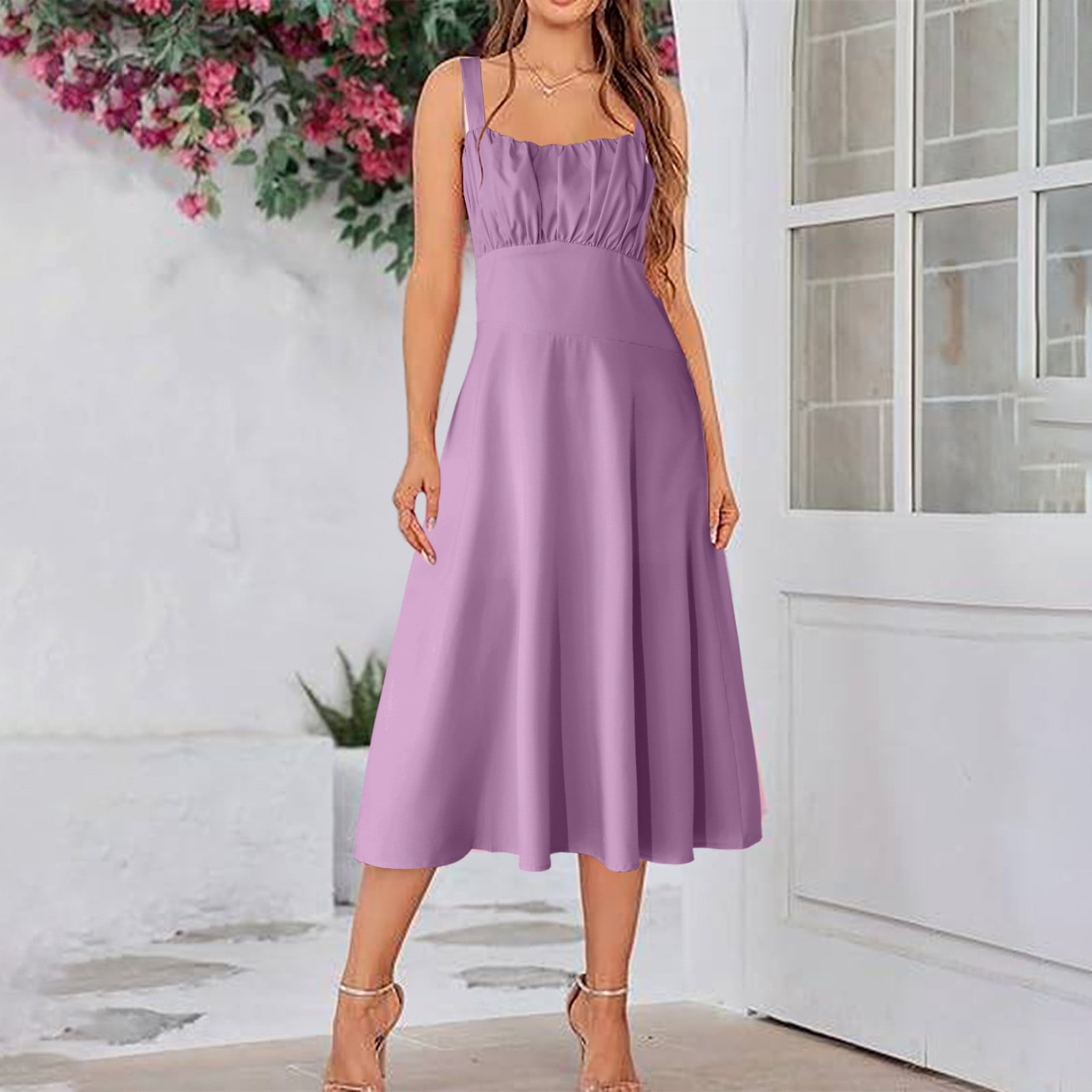 Women's Retro Solid Color Dress Juniors Casual Dresses Womens Dresses Semi Casual  Dress for Women Buttons Women Casual Dresses with Pocket Fall Dresses for  Women Petite Women Party Dresses Ladies T -