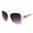 thumbnail image 1 of Womens Retro Sunglasses UV Protection Resin Lens PC Metal Frame Large Frame Design For Fashion Sun Glasses Now, 1 of 3