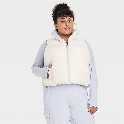 Women's Reversible Short Puffer Vest 1X