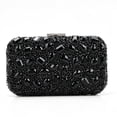 thumbnail image 1 of REMANLAND Women's   Rhinestone Evening Clutch Purse, Black, 1 of 6