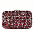 thumbnail image 1 of REMANLAND Women's Satin Evening Clutch with Chain Strap, Red, 1 of 7