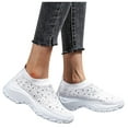 thumbnail image 1 of Women's Rhinestone Mesh Slip On Walking Shoes Fashion Breathable Spakly Glitter Casual Non Slip Sock Sneakers, 1 of 6