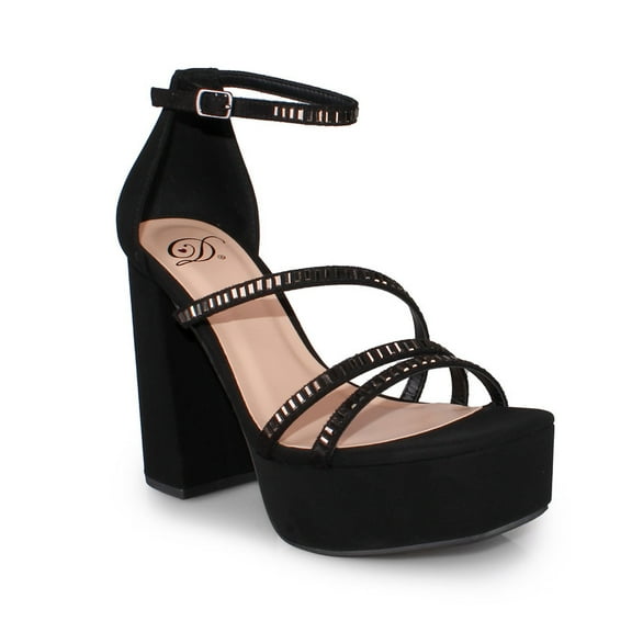 Women’s Rhinestone Platform Sandals