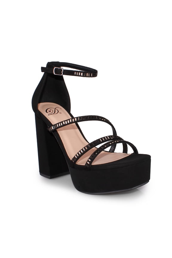 Women’s Rhinestone Platform Sandals