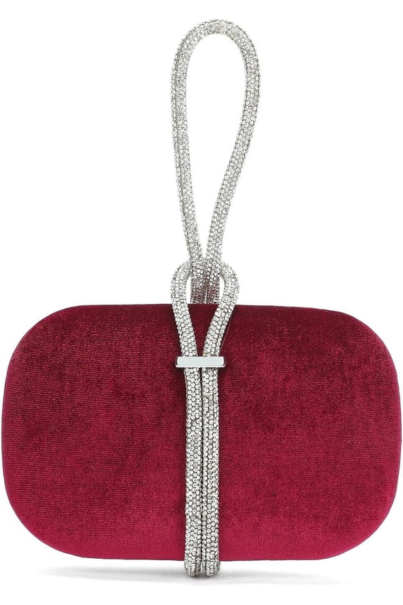 Women's Rhinestones Evening Handbag Crystal Clutch Bridal Purse for Wedding Prom Night Out Party