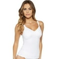 thumbnail image 1 of Women's Rhonda Shear 0012 Flirt Wireless Contour Cup Camisole (White 2X), 1 of 9