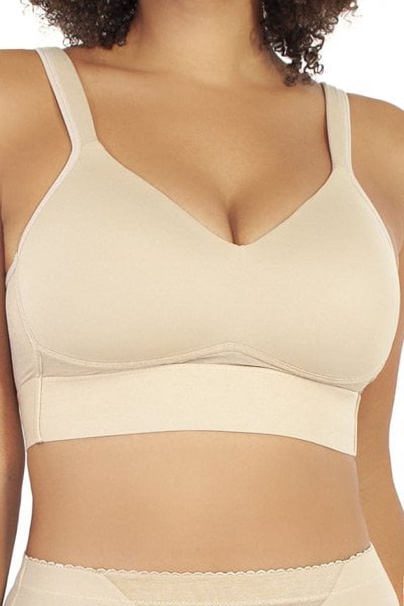 Women's Rhonda Shear 0021 Molded Cup Bra with Mesh Back Detail (Beige 2X)