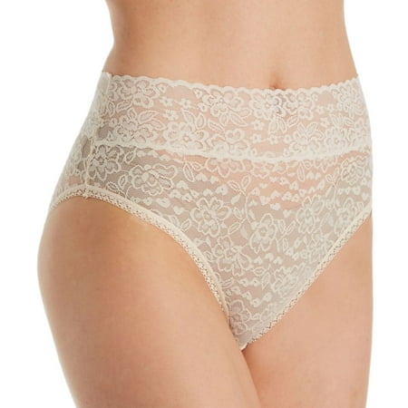 Women's Rhonda Shear 2913 Lace Brief Panty (Light Nude 1X)