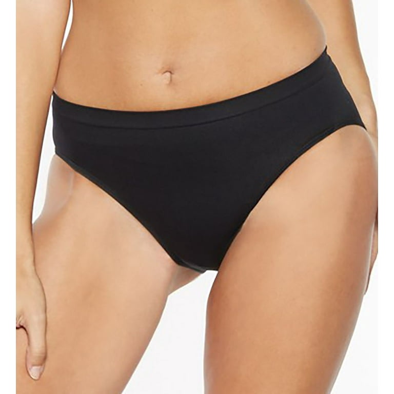 Women's Rhonda Shear 4031 Ahh Seamless High-Cut Brief Panty (Black