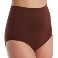 thumbnail image 1 of Women's Rhonda Shear 4230 Ahh High Waisted Seamless Brief Panty (Mahogany S), 1 of 1