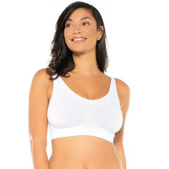 Women's Rhonda Shear 9199 Adjustable Strap Ahh Bra (White S)