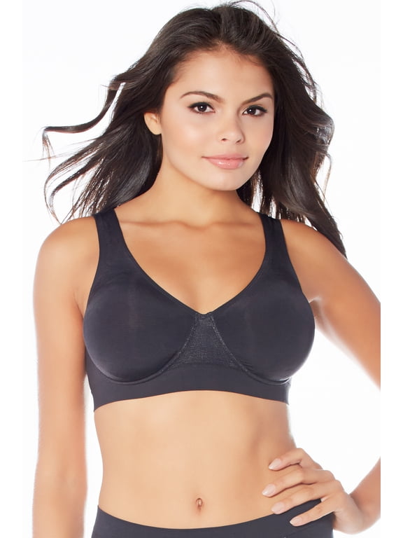Women's Rhonda Shear 9299 Ahh Divine Underwire Leisure Bra (Black 1X)