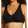 thumbnail image 1 of Women's Rhonda Shear 9299MW Moisture Wicking Underwire Seamless Bra (Black XS), 1 of 3