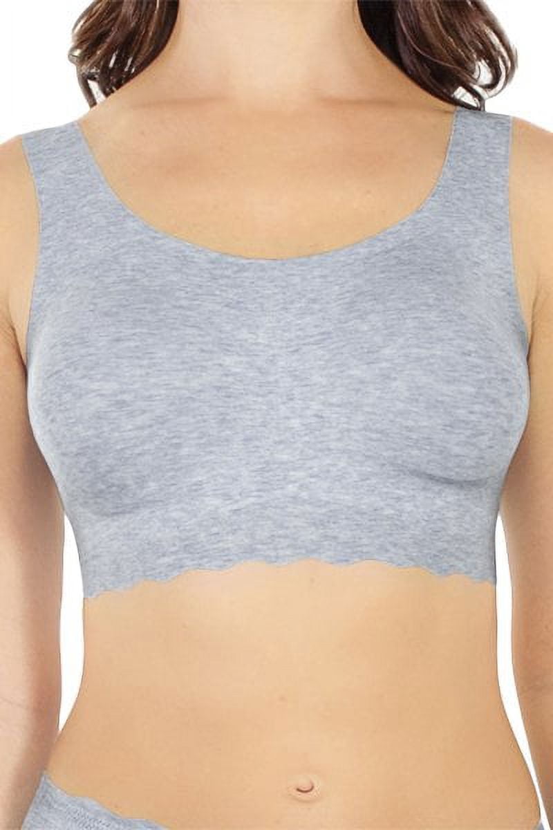 Women's Rhonda Shear 9568 Lightweight Melange Leisure Bra (Grey 2X ...