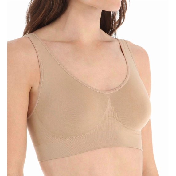 Women's Rhonda Shear 9588 Ahh Seamless Leisure Bra (Nude 2X)
