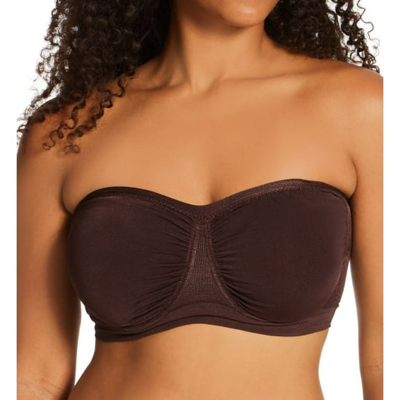 Women's Rhonda Shear 9682AM Sweetheart Bandeau Underwire Bra (Espresso S)