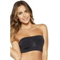 thumbnail image 1 of Women's Rhonda Shear 9685 Ahh Angel Underwire Bandeau Bra (Black XS), 1 of 16