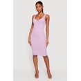 thumbnail image 1 of Women's Rib Knit Notch Neck Tank Midi Dress, 1 of 3