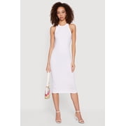 Ribbed White Tank Dress Ribbed White Tank Dress