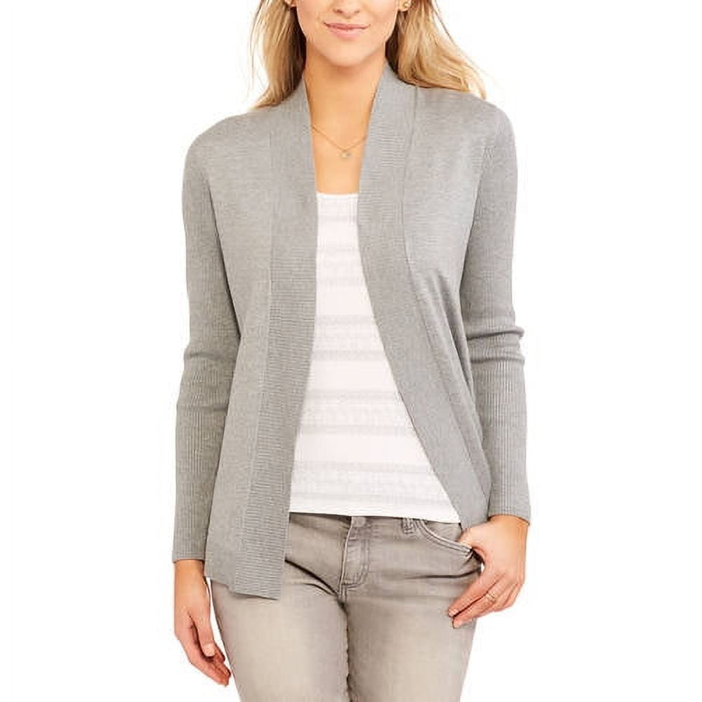 Faded glory women's rib trim cardigan clearance