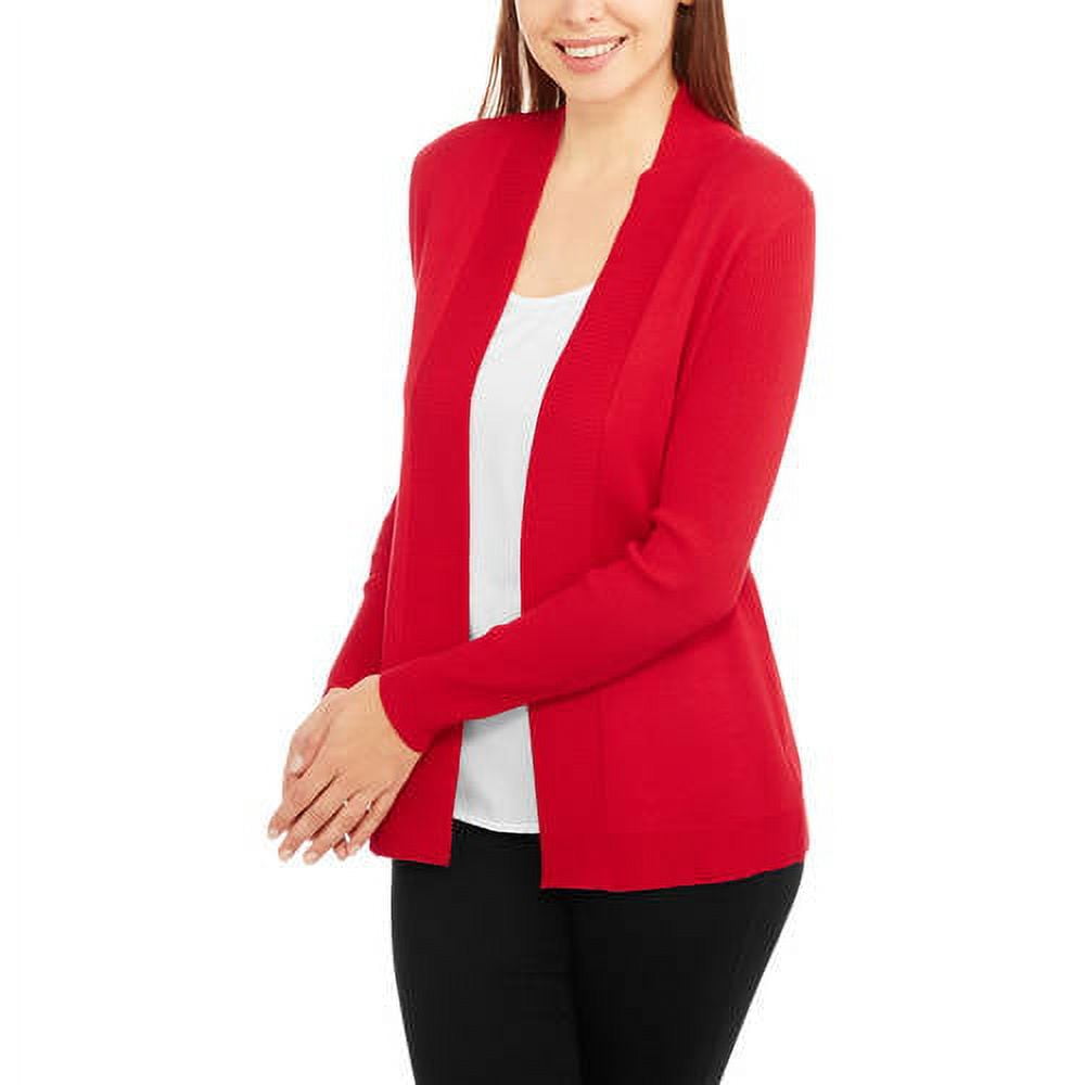 Faded glory women's rib trim best sale cardigan