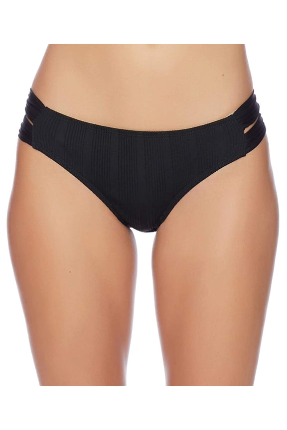 Women's Ribbed Cut-Out Bikini Bottom $54 10