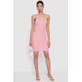 thumbnail image 1 of Women's Ribbed Knit Halter Mini Dress, 1 of 3