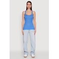 thumbnail image 1 of Women's Ribbed Knit Racerback Tank Top, 1 of 5