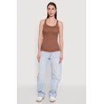 thumbnail image 1 of Women's Ribbed Knit Racerback Tank Top, 1 of 5