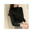 thumbnail image 1 of Women's Ribbed Long Sleeve Turtleneck Top, 1 of 6