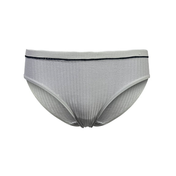 Women's Ribbed Panties Sexy Fashion Low Waist Full Coverage Stretch Breathable Underwear Casual Soft Comfy Briefs