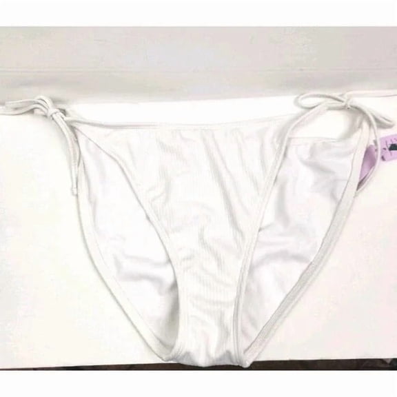 Wild Fable Ribbed Side-Tie Cheeky Swimwear Bottoms, Women's 2X