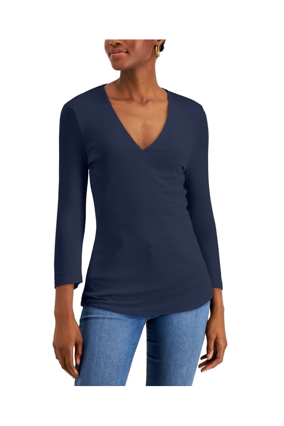 Women's Ribbed Top Indigo Sea XS