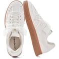 thumbnail image 1 of Women's Ribbon Lace-Up Fashion Sneakers Arch Support Walking Shoes, 1 of 6