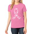 thumbnail image 1 of Women's Ribbon Word Art T-Shirt – Azalea Small, 1 of 1