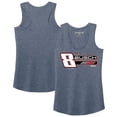 thumbnail image 1 of Women's Richard Childress Racing Team Collection Heather Navy Kyle Busch Racerback Tank Top, 1 of 3