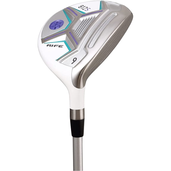 Women's Rife 812s Offset Golf 9 Wood Golf Club, Right Handed Premium Ultra Forgiving Ladies Flex Graphite Shaft with Tour Velvet Grip