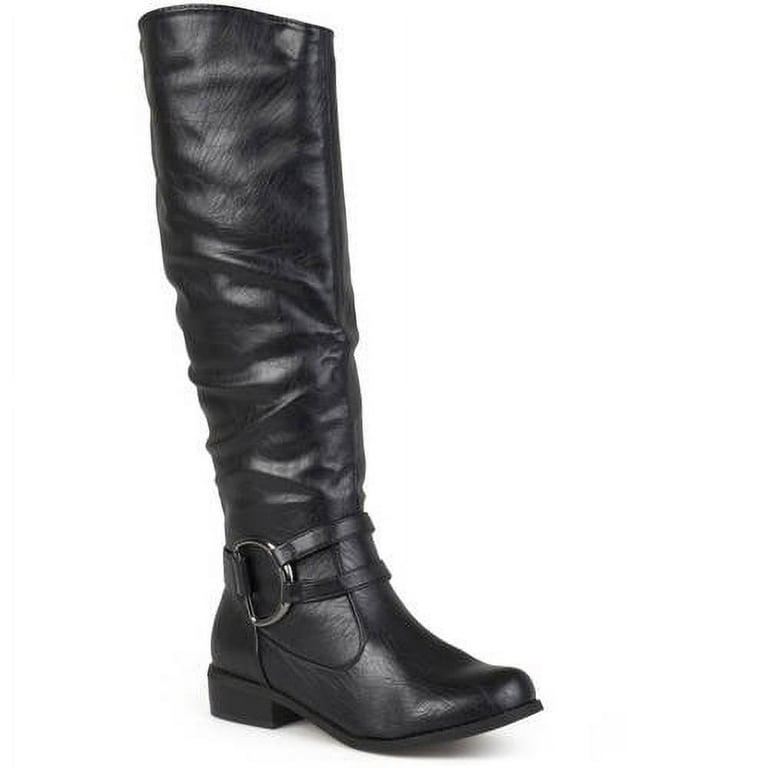 Women s Ring Accent Wide Calf Boots Walmart
