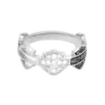 thumbnail image 1 of Women's Ring, Multi Bar & Shield Logo Band, Silver HDR0227, Harley Davidson, 1 of 3