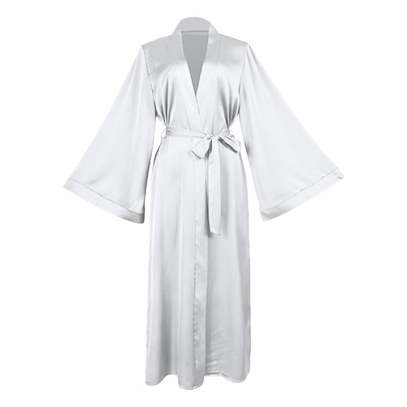 Women’s Robes Silk Robes Lace Trim Light Comfy Robes for Women Valentines Bath Robes