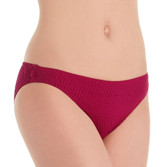 Women's Robin Piccone 182664 Perla Clean Finish Brief Swim Bottom (Orchid XS)