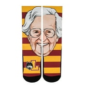 Womens Rock Em Socks Maroon Loyola Chicago Ramblers Sister Jean Crew Socks