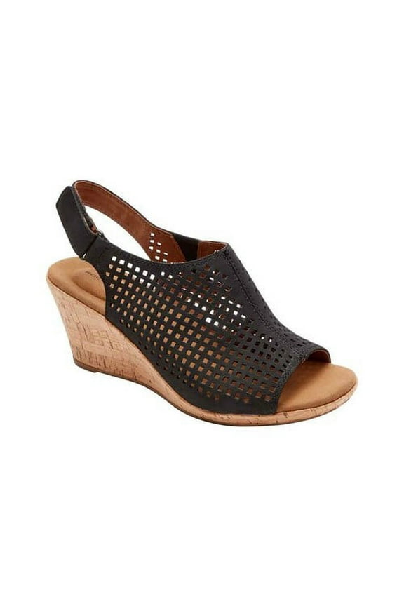 Women's Rockport Briah Perfed Slingback Wedge Sandal