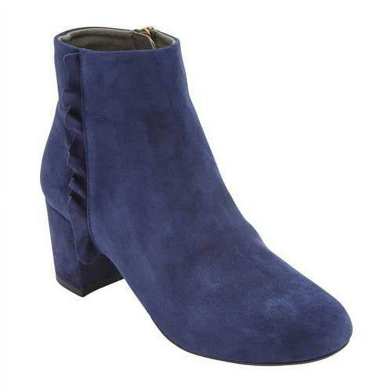 Women s Rockport Total Motion Oaklee Ruffle Ankle Bootie Walmart