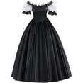 thumbnail image 1 of Women's Rococo Ball Gown Lace Sleeve Historical Victorian Dress Civil War Southern Belle Gown, 1 of 7