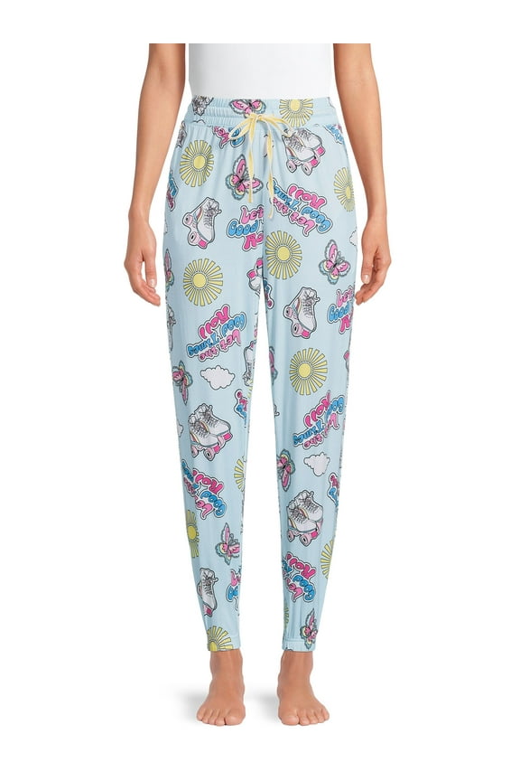 Women's Roller Skate Sleep Jogger Pants