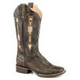 thumbnail image 1 of Women's Roper Arrows Leather Boots Handcrafted with Flextra Calf Brown, 1 of 3