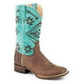 thumbnail image 1 of Women's Roper Ruby Leather Boots Handcrafted Brown, 1 of 2