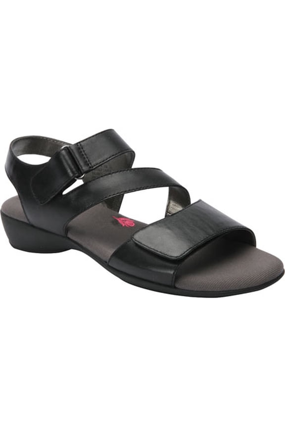 Women's Ros Hommerson Marilyn Black Leather 8 N